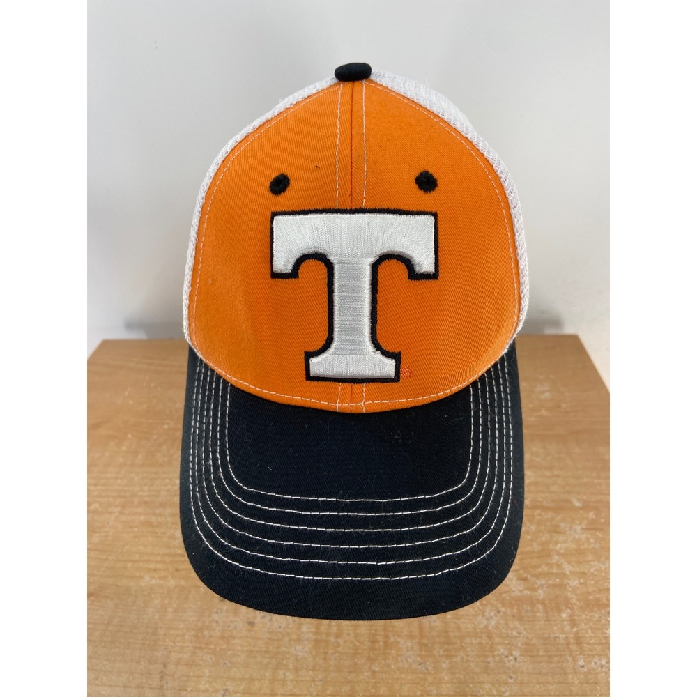 Tennessee Volunteers Collegiate Headwear Trucker Hat Orange Black Snapback Mesh